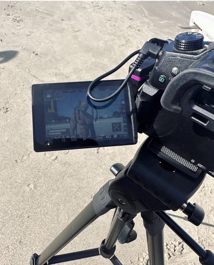 Behind the scenes camera